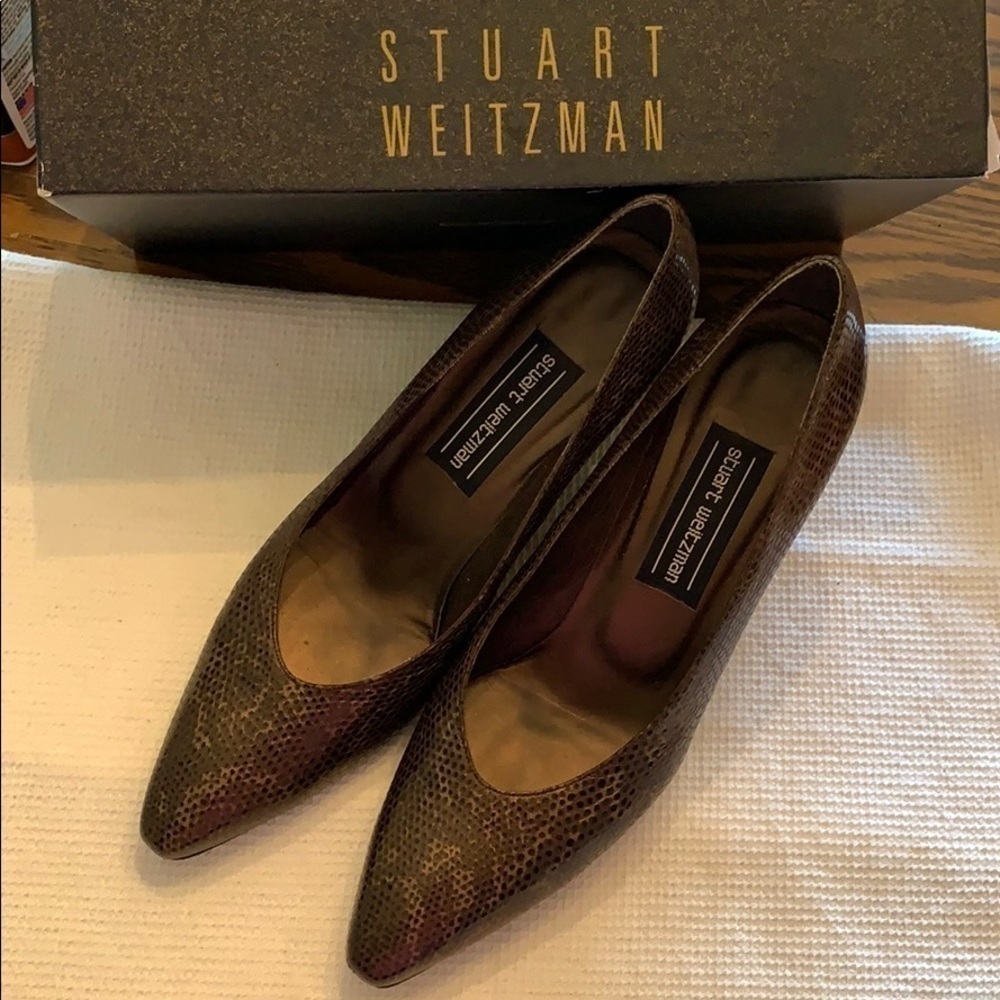 Stuart Weitzman Stunning Molded Heel Shoes/Spain/9​​​​​​​​​​​​​​​​​​​​​